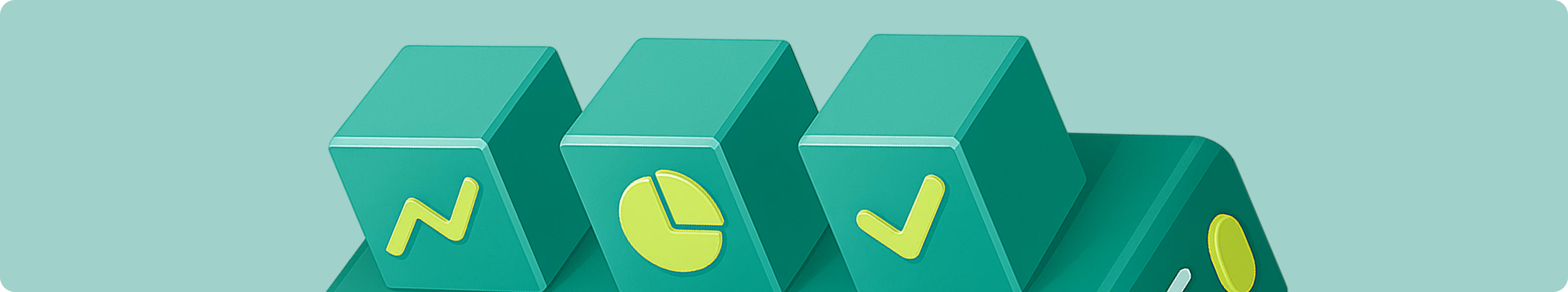 OpsWerks green monitoring and operations illustration with checkmark icons